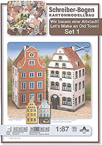 Schreiber-Bogen ペーパークラフト 4点セット Buildings 1:250 (Z)